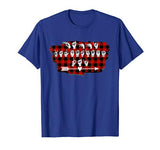 Red plaid ASL American Sign Language Happy Valentine’s Day T-Shirt