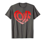 Retro Valentine Heart Shirt Great Valentines Day Gift Tee