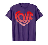 Retro Valentine Heart Shirt Great Valentines Day Gift Tee