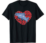 Shark Hammerhead Valentines Days T shirt Gifts for Men Women T-Shirt