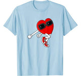 Shoot Heart Dance Valentines Day Boys Girls Kids T-Shirt