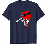 Shoot Heart Dance Valentines Day Boys Girls Kids T-Shirt