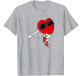 Shoot Heart Dance Valentines Day Boys Girls Kids T-Shirt