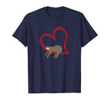 Sloth Valentines Shirt Girls Women Sloths Gifts for Women T-Shirt