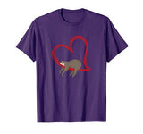 Sloth Valentines Shirt Girls Women Sloths Gifts for Women T-Shirt