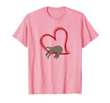 Sloth Valentines Shirt Girls Women Sloths Gifts for Women T-Shirt
