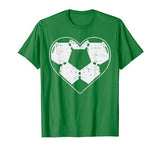 Soccer Ball Heart Shirt Sport Football Player Gift Lover Boy T-Shirt