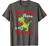Sorry Ladies Nana Is My Valentine Funny T Rex Lover Gifts T-Shirt