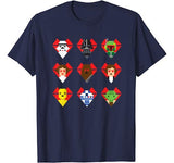 Star Wars Pixel Hearts Line-Up Valentine’s Graphic T-Shirt