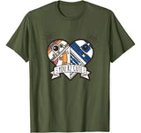 Star Wars R2-D2 BB-8 Droid Heart Valentine’s Day T-Shirt