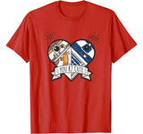 Star Wars R2-D2 BB-8 Droid Heart Valentine’s Day T-Shirt