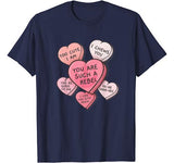 Star Wars Valentine’s Day Candy Hearts T-Shirt