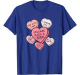 Star Wars Valentine’s Day Candy Hearts T-Shirt