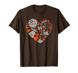 Star Wars Valentine’s Day Heart Galaxy T-Shirt