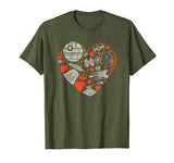 Star Wars Valentine’s Day Heart Galaxy T-Shirt