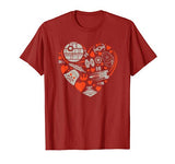 Star Wars Valentine’s Day Heart Galaxy T-Shirt