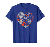Star Wars Valentine’s Day Heart Galaxy T-Shirt