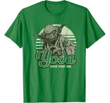 Star Wars Yoda One For Me Retro Graphic T-Shirt