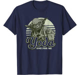 Star Wars Yoda One For Me Retro Graphic T-Shirt