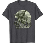 Star Wars Yoda One For Me Retro Graphic T-Shirt