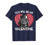Star Wars You Will Be My Valentine Darth Vader Graphic Tee