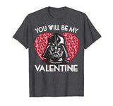 Star Wars You Will Be My Valentine Darth Vader Graphic Tee