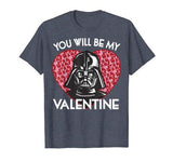 Star Wars You Will Be My Valentine Darth Vader Graphic Tee