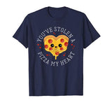 Stolen Pizza My Heart Funny Valentines Day T Shirt Food Gift