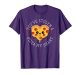 Stolen Pizza My Heart Funny Valentines Day T Shirt Food Gift
