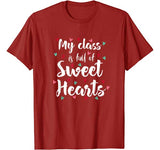Students and Teacher Valentines Day Shirt  Class Sweethearts T-Shirt
