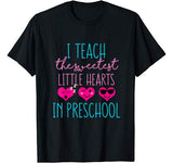 Sweet Valentines Day Cute Funny Gift for Preschool Teacher T-Shirt