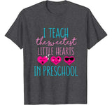 Sweet Valentines Day Cute Funny Gift for Preschool Teacher T-Shirt