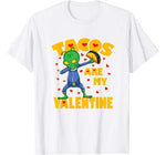 Tacos Are My Valentine Dabbing Alien Valentines Day Gift Kid T-Shirt