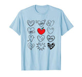 Teach Love Inspire Hearts Valentines Day Shirts for Teachers T-Shirt