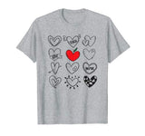 Teach Love Inspire Hearts Valentines Day Shirts for Teachers T-Shirt