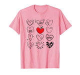 Teach Love Inspire Hearts Valentines Day Shirts for Teachers T-Shirt