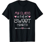 Teacher And Students Valentines Day T-Shirt Class Sweetheart T-Shirt