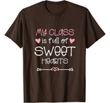 Teacher And Students Valentines Day T-Shirt Class Sweetheart T-Shirt