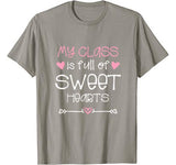 Teacher And Students Valentines Day T-Shirt Class Sweetheart T-Shirt