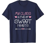 Teacher And Students Valentines Day T-Shirt Class Sweetheart T-Shirt