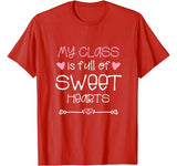 Teacher And Students Valentines Day T-Shirt Class Sweetheart T-Shirt