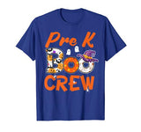 Teacher Kids Halloween Pre K Boo Crew T Shirt T-Shirt