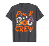 Teacher Kids Halloween Pre K Boo Crew T Shirt T-Shirt