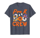 Teacher Kids Halloween Pre K Boo Crew T Shirt T-Shirt