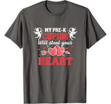 Teacher Pre-K Cupids Valentines Day T Shirt Great Gift Idea