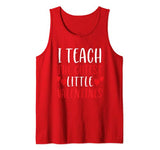 Teacher Valentines Day Shirt Gift I Teach Cutest Valentines Tank Top