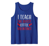 Teacher Valentines Day Shirt Gift I Teach Cutest Valentines Tank Top