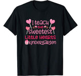Teacher Valentines Day T Shirt Kindergarten Teacher Gift