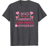 Teacher Valentines Day T Shirt Kindergarten Teacher Gift