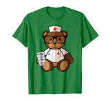 Teddy Bear Nurse Nursing T-Shirt for Valentine Day Gifts